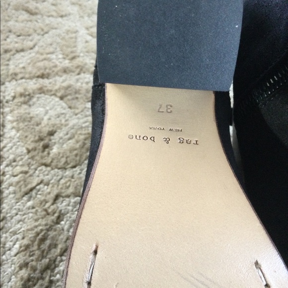 RAG & BONE Distressed Suede Booties - Picture 8 of 8